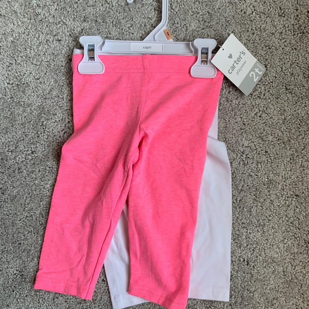 Carter’s Capri pants NWT 2t